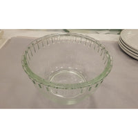 Fluted Edge Glass Bowl