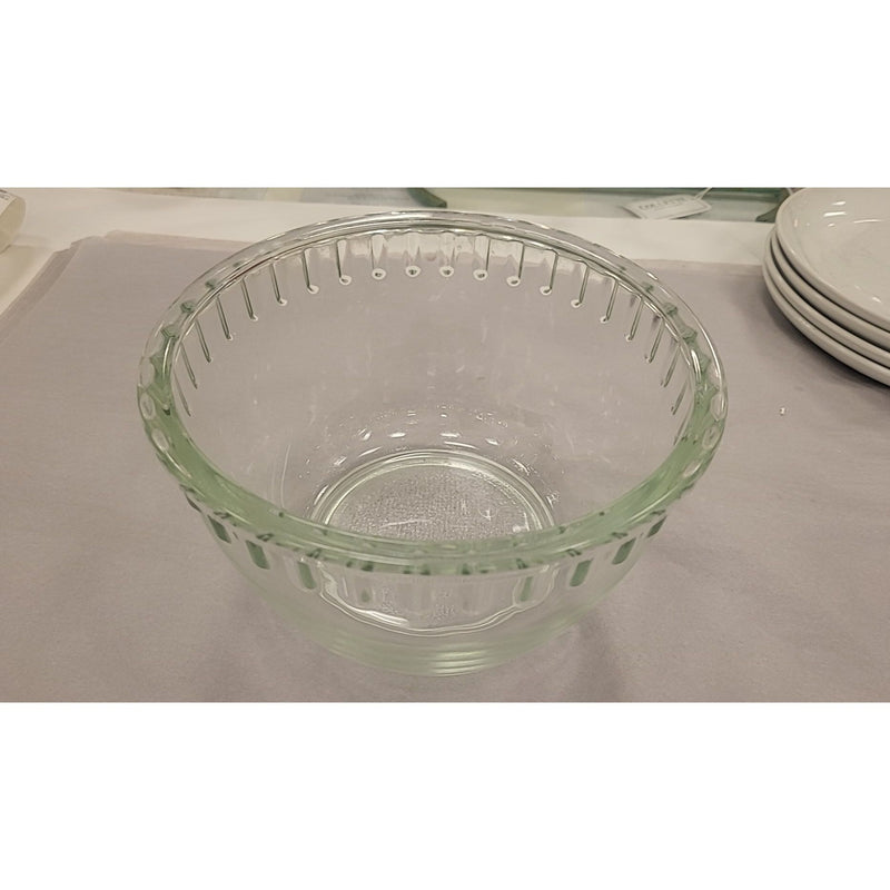 Fluted Edge Glass Bowl