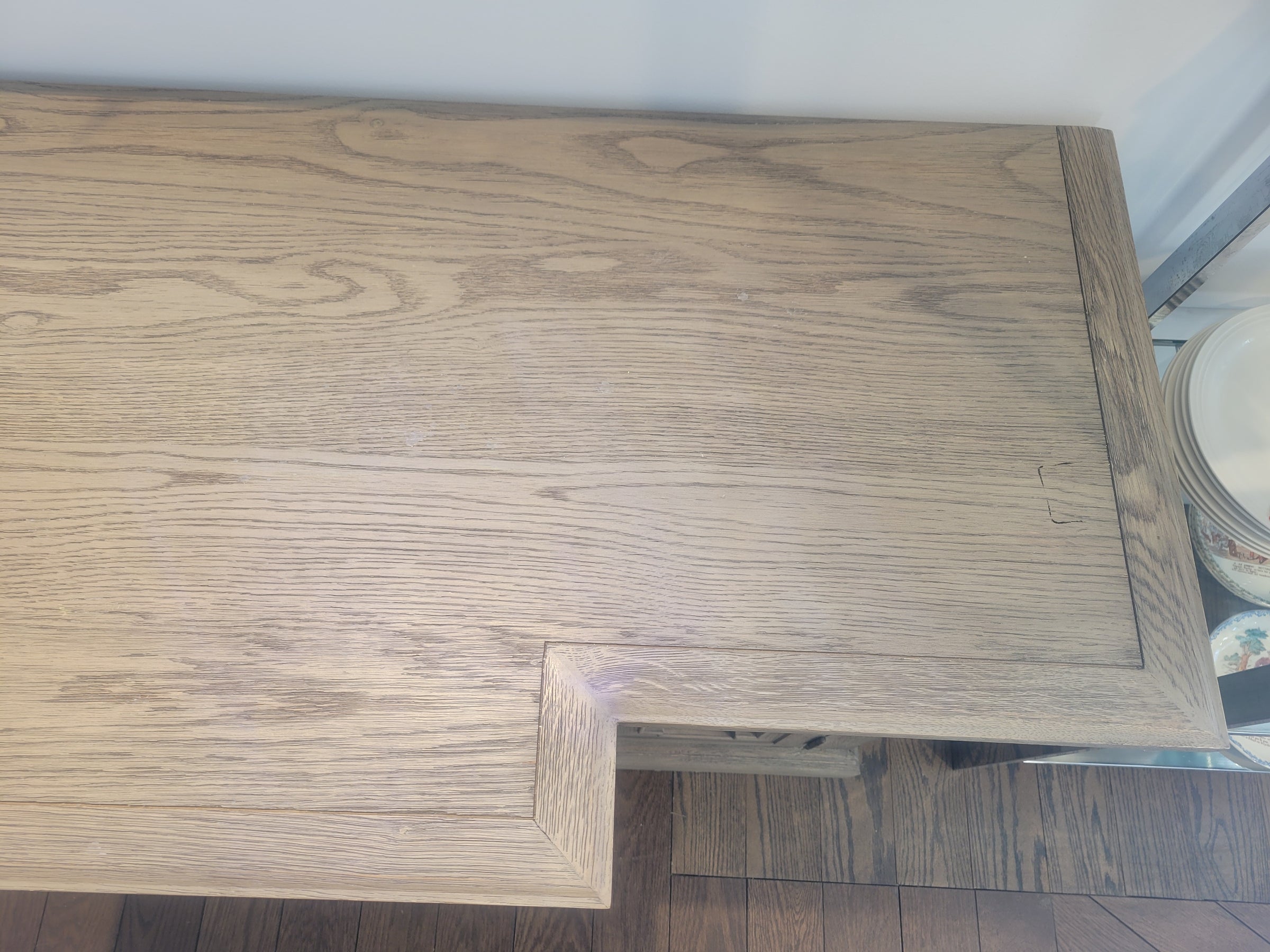 St. James Gray Oak 5-ft Media Console by RH (AS IS)