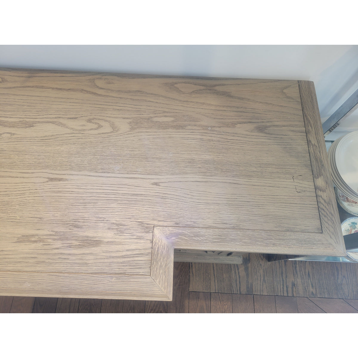 St. James Gray Oak 5-ft Media Console by RH (AS IS)