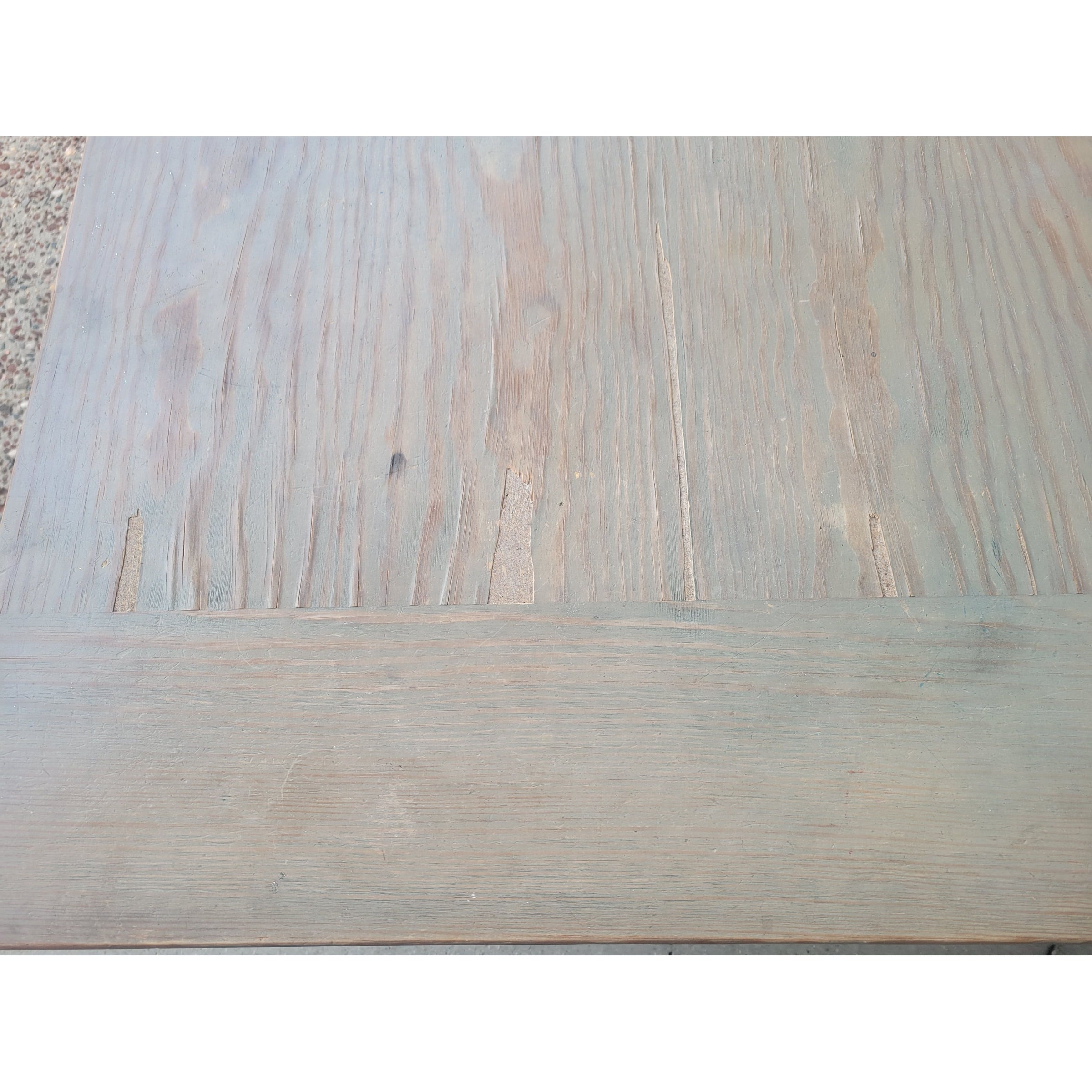 Rustic 2-Tone Dining Table - AS IS