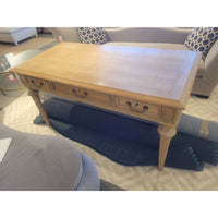 6-Drawer Oak Partners Desk w/ Key by RH