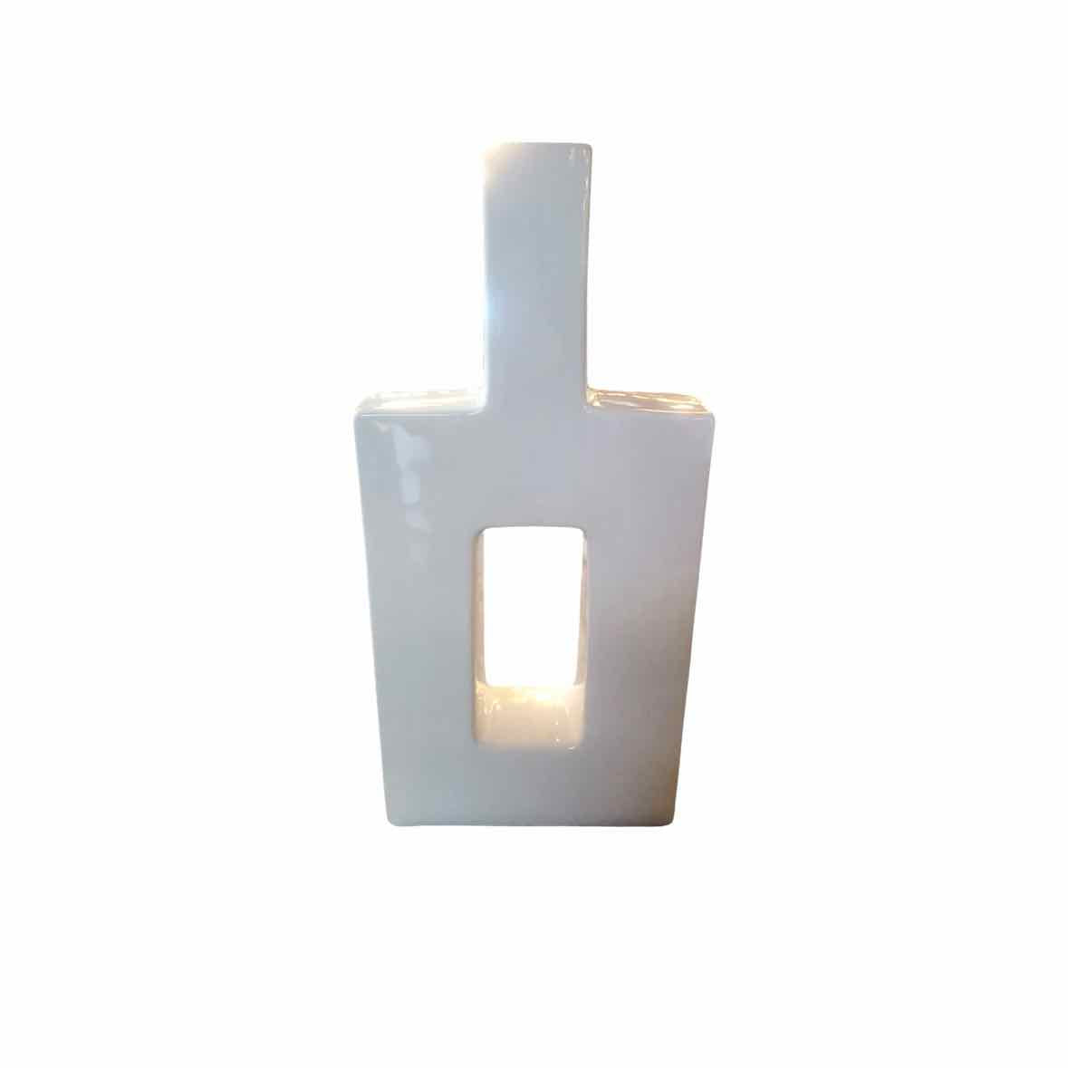 Tall White Ceramic Miami Vase