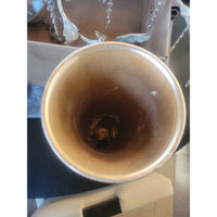 Pair of Rose Gold Trumpet Vases