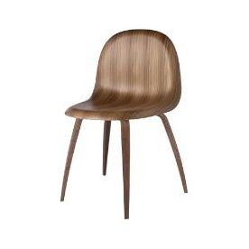 2MY8JHPS / 8P7UP3DR - Pair of Gubi 3D Walnut Dining Chairs