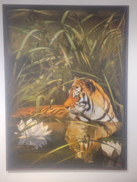'Tiger' 1985 Oil Painting by Daniel Maffia