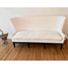 Holly Hunt White Performance Velvet Settee