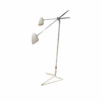 Radius 2-Light Articulated Floor Lamp w/ Dimmer by Fendi Casa