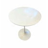 Saarinen Small White Round Side Tables