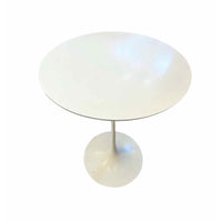 Saarinen Small White Round Side Tables