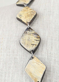 No 21 Bone Triangle Shape Necklace