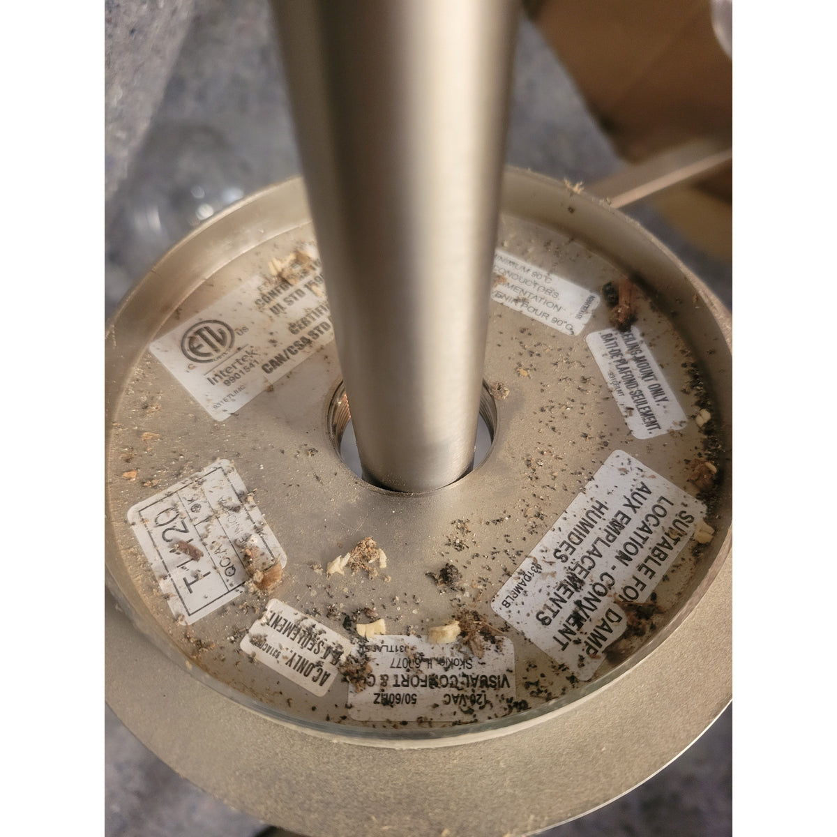 'Gambit' Nickel 8-Light Chandelier by VC - colletteconsignment.com