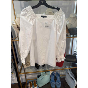 Lafayette Size L White Blouse