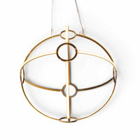 Ona Ethereal Orb LED & Brass Chandelier by Peter Straka for Kaia
