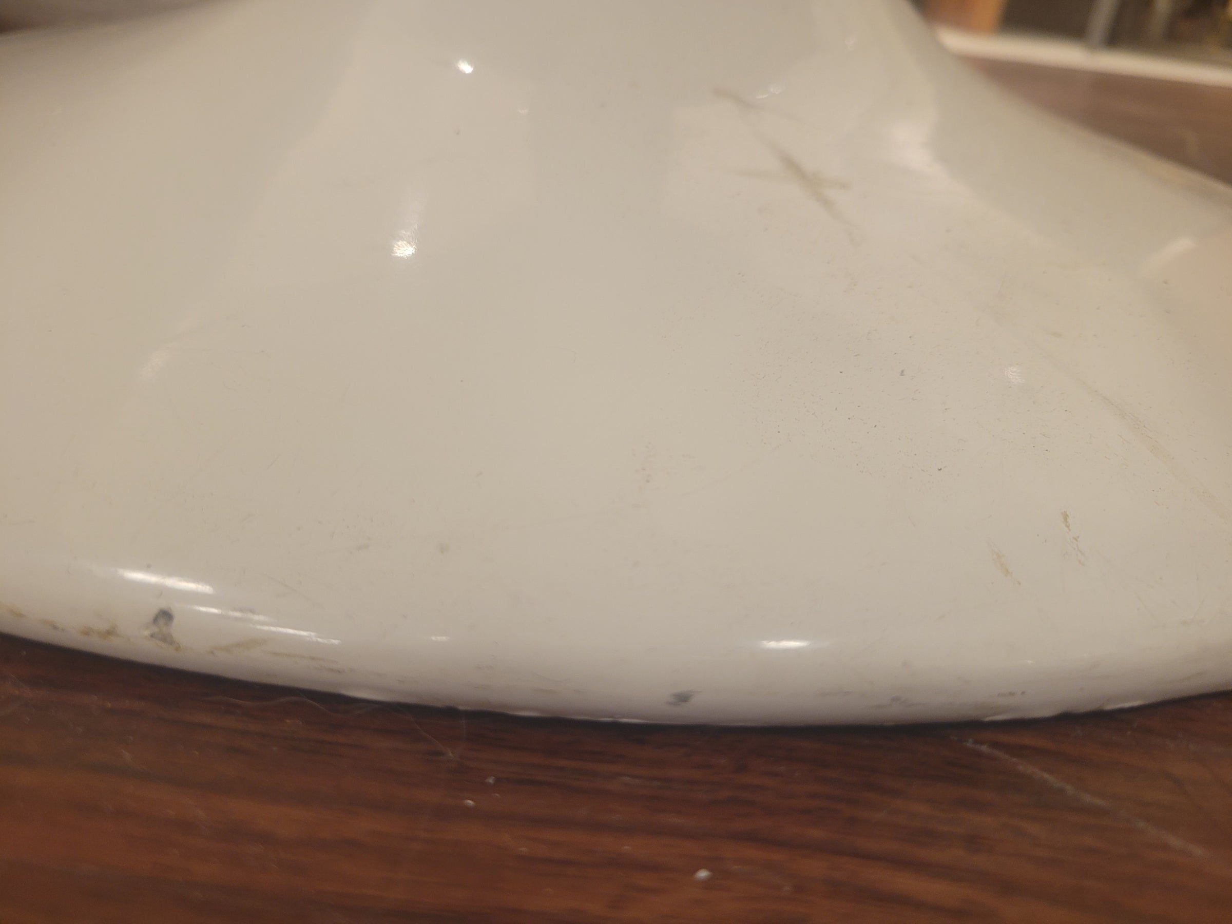 Saarinen Style White Marble Top Dining Table (AS IS)