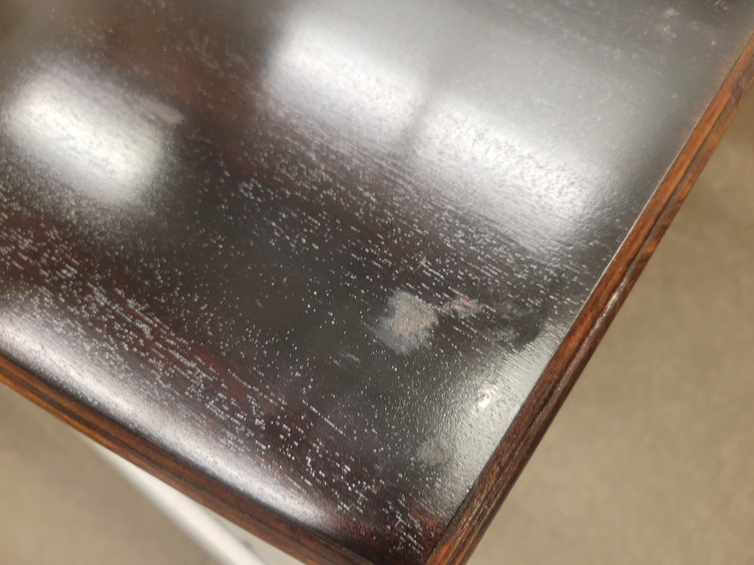 Vintage Mahogany Flip Top Table