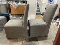 SET of 10 Ellison High-Back Track Arm Slipcover Dining Chairs by RH