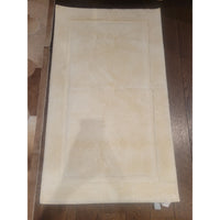 Off-White Rectangular Bath Mat