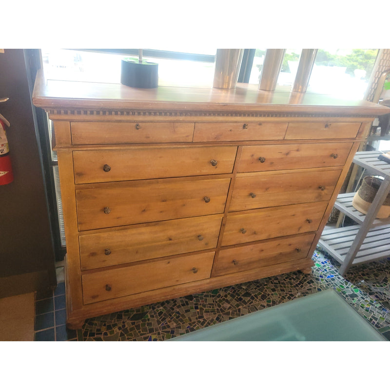 St. James White Oak 11-Drawer Dresser w/ Keys by RH - colletteconsignment.com