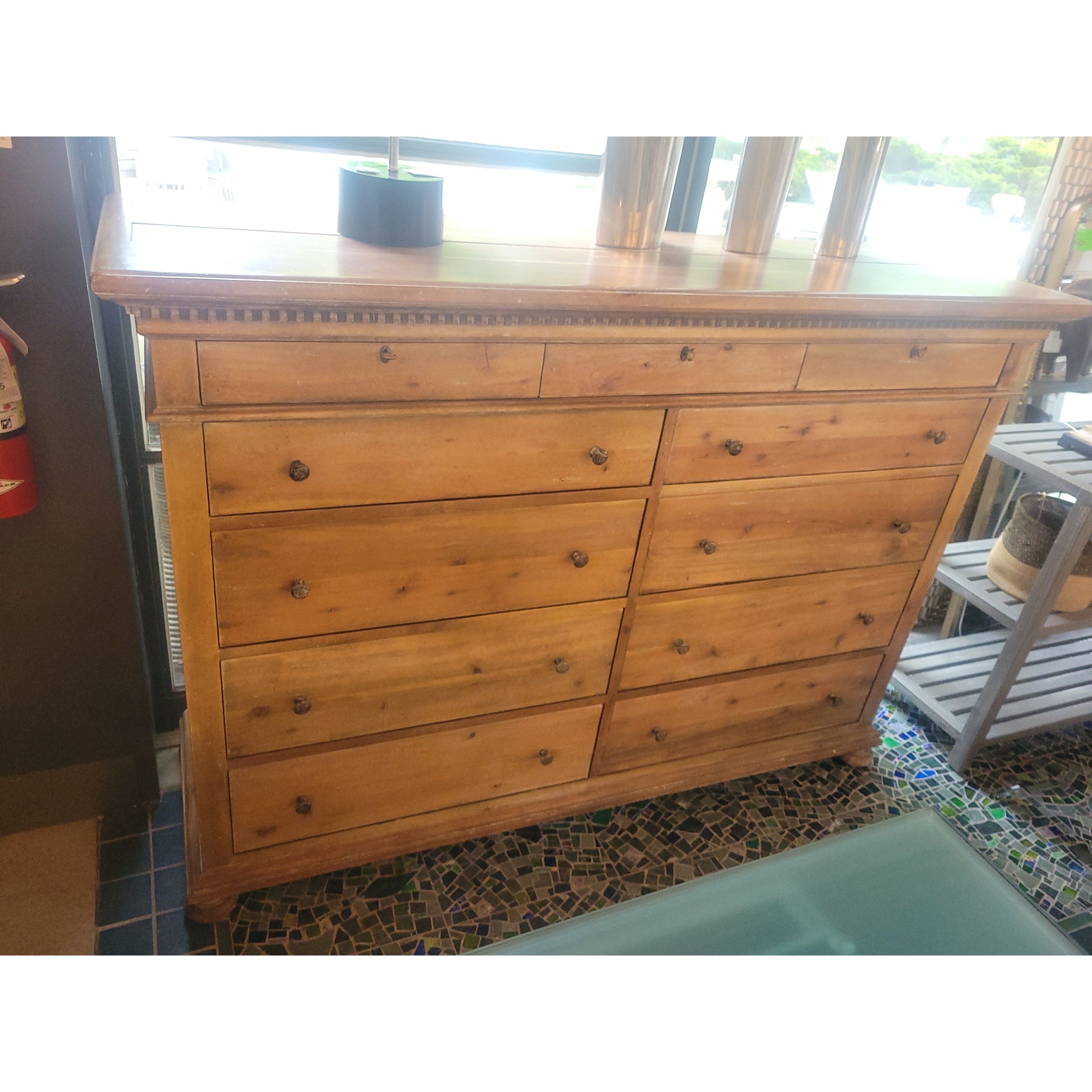 St. James White Oak 11-Drawer Dresser w/ Keys by RH