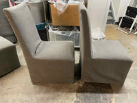 SET of 10 Ellison High-Back Track Arm Slipcover Dining Chairs by RH