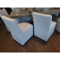 SET of 10 Ellison Fabric Dining Chairs on Casters by RH