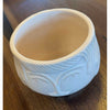 Glazed White Ceramic Lady Head Bowl