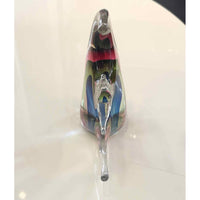 Blue & Green Murano Glass Fish Sculpture
