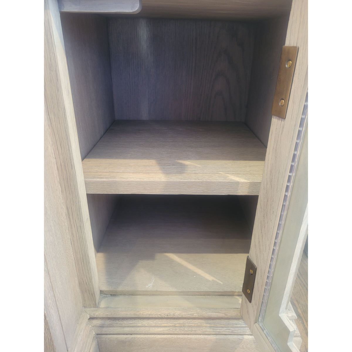 St. James Gray Oak 5-ft Media Console by RH (AS IS)