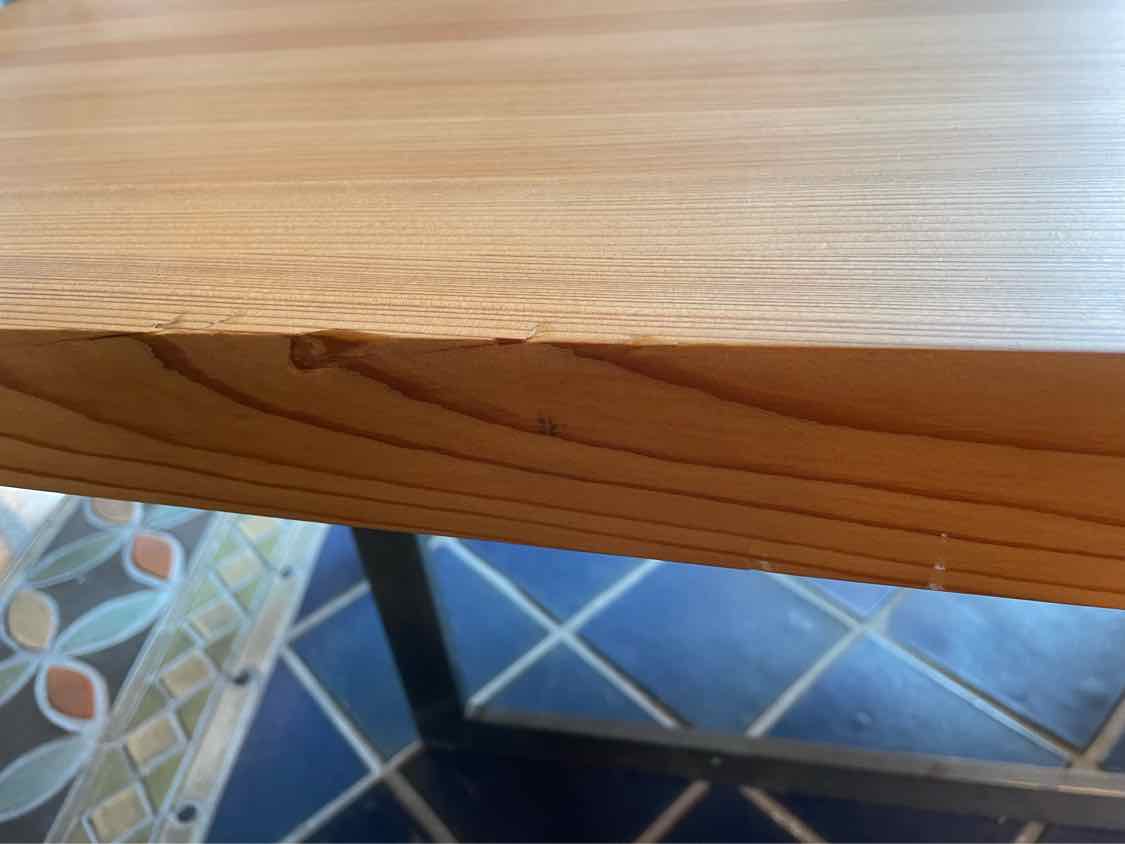 Organia Hardwood & Metal Coffee Table by Christian Dunbar