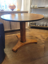 Antique Walnut Biedermeier Salon Table