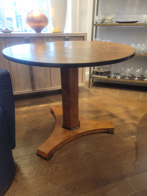 Antique Walnut Biedermeier Salon Table