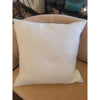 Custom Blue Circles on White Square Pillow