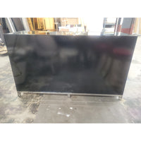 Black Lacquer & Nickel 6-Drawer Dresser w/ Mirror Top by Worlds Away