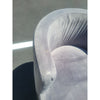 SET of 8 Gray Velvet & Polished Brass Dining Chairs - AS IS