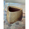 Ikebana Green Triangle Sculptural Vase