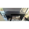 Black Plywood Desk w/ Drawer & Shelf