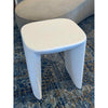 96G5YE6Z - Larissa White Plaster Side Table