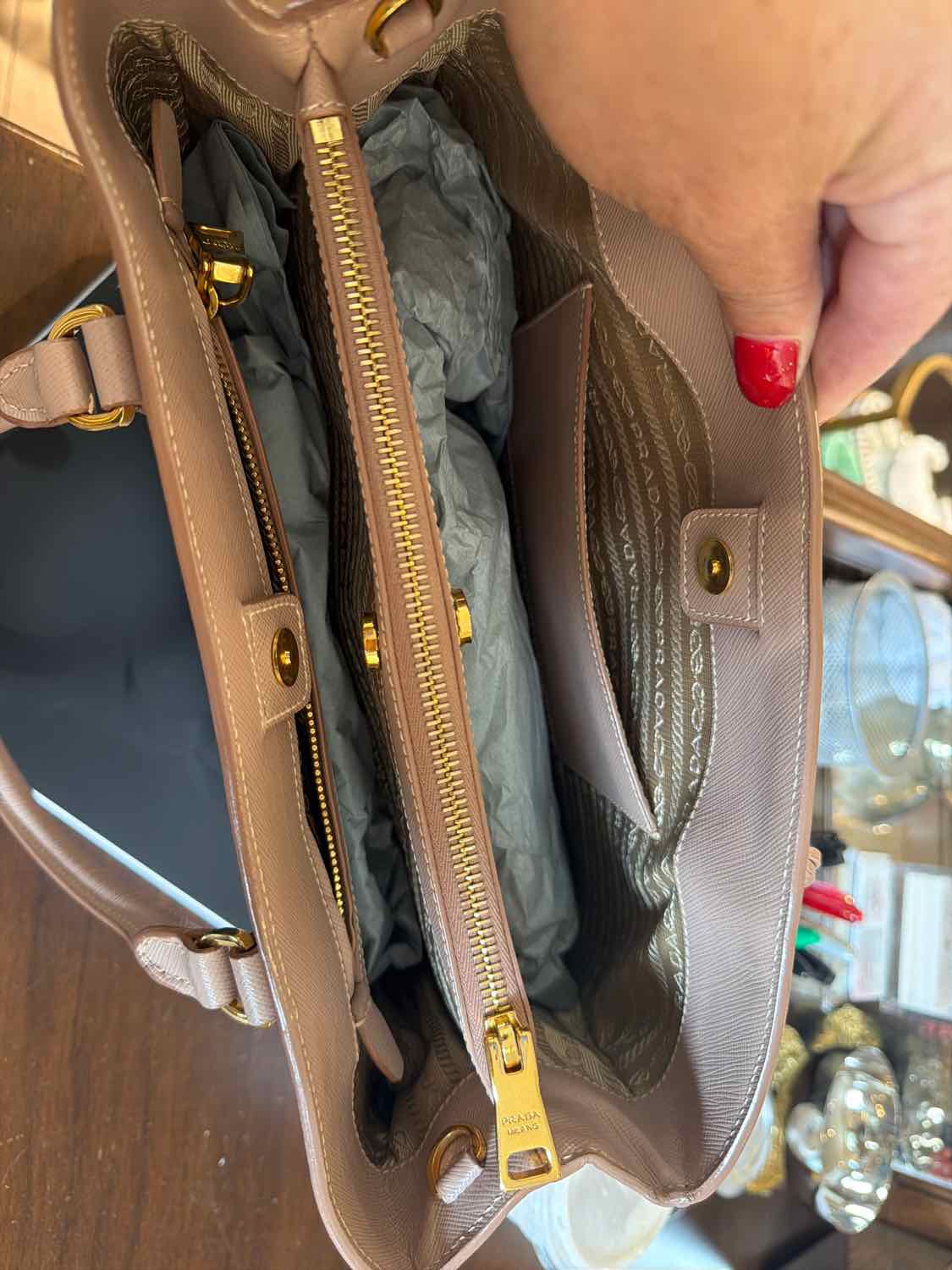 Prada Camel/Beige Handbags