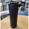 Haeger Fluted Gray Vase