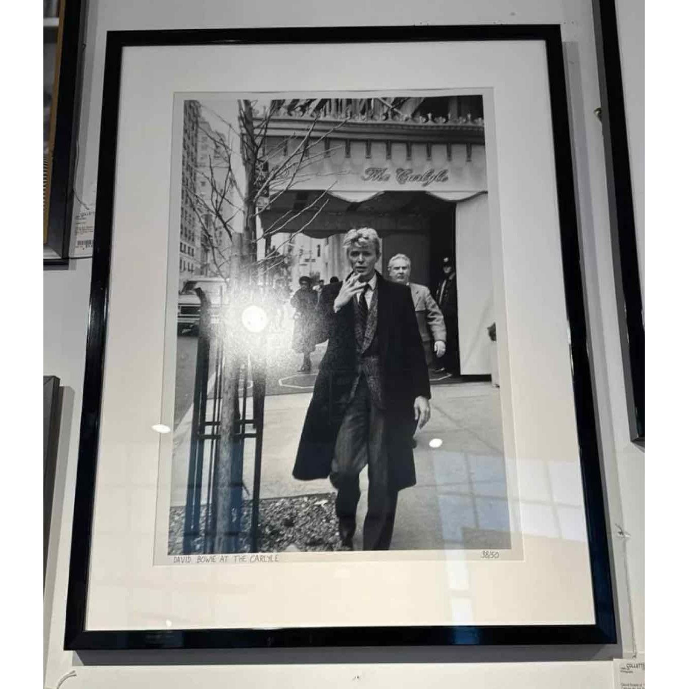 David Bowie at The Carlyle, by Art Zelin 1982 Ltd. Ed.38/50  24"W x 32"H