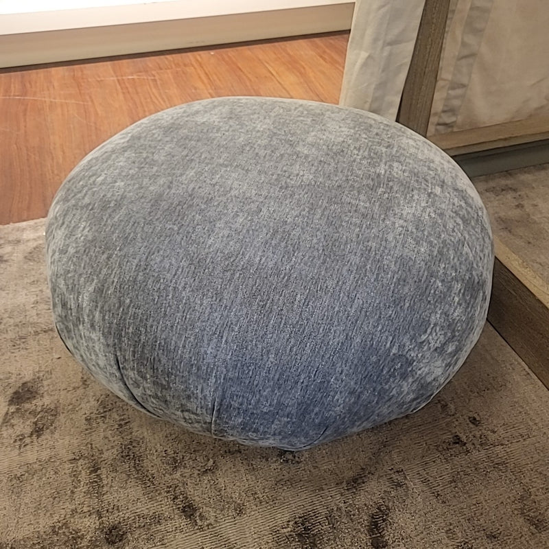 Gray Pouf Ottoman