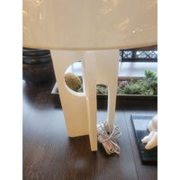 PAIR of 'Tevin' Resin Table Lamps w/ Shades by Arteriors