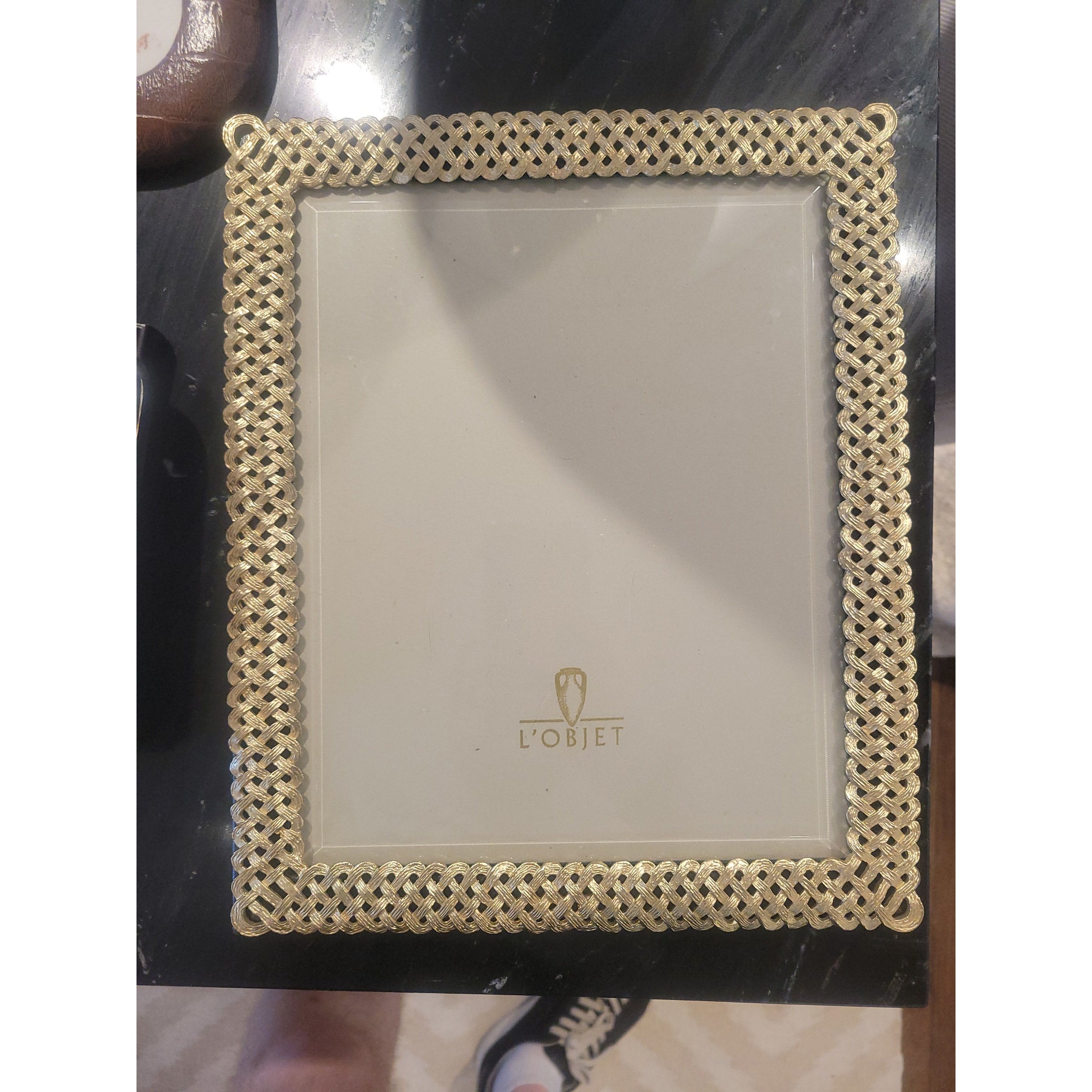 8x10 14K Gold L'Objet Braid Frame