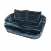 Blue Velvet Custom Loveseats