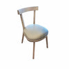 Allen Dining Chair in Ash Pebbled Leather