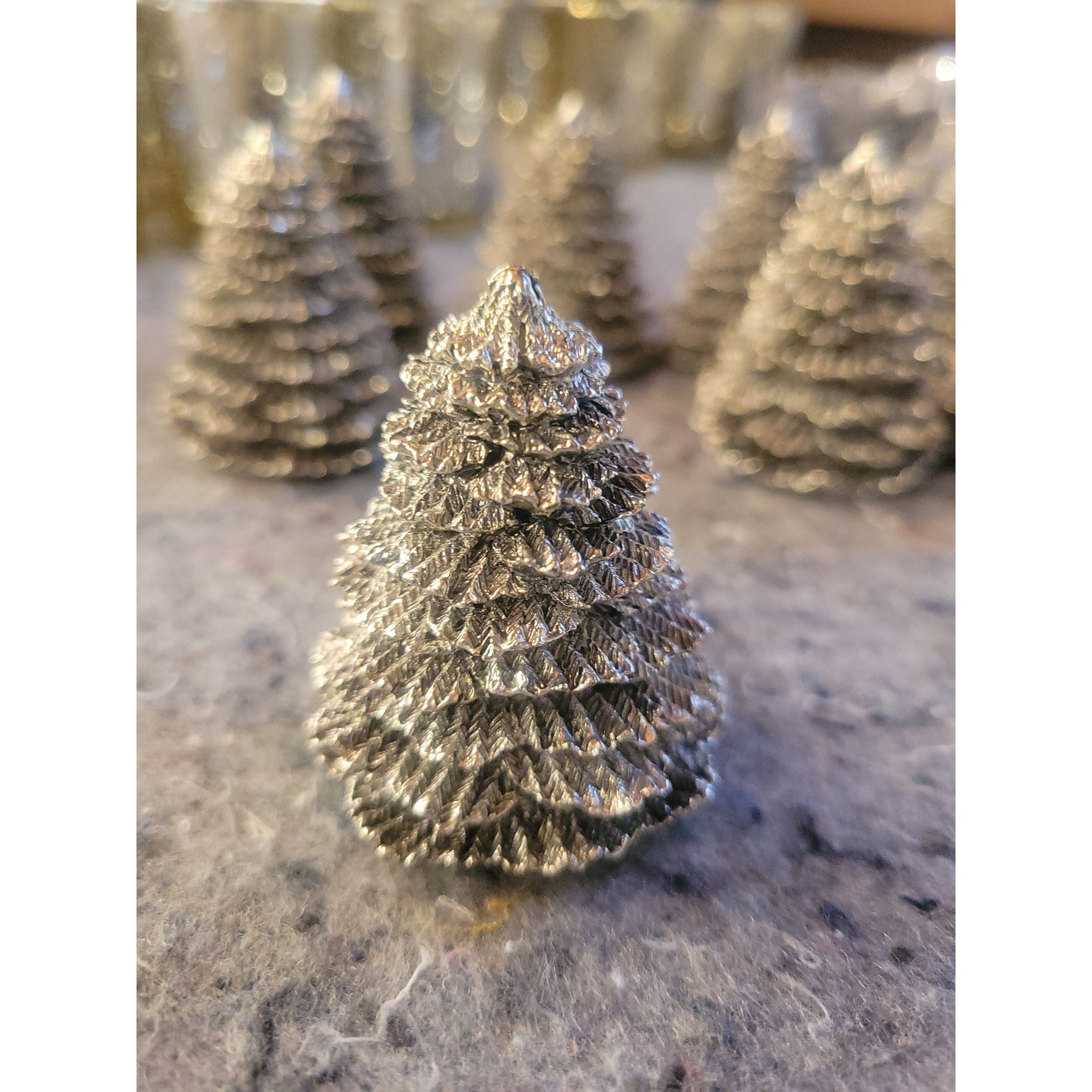 Set of 8 Pine Tree Place Card Holders