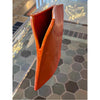 Ikebana Vermilion Wedge Sculptural Vase