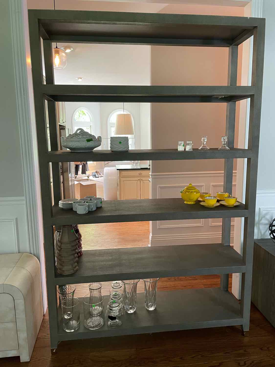 Graydon Open Shagreen Bookshelf by RH (AS IS)