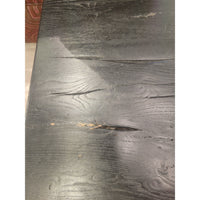 3-ft Square Black Oak Plinth Coffee Table by RH